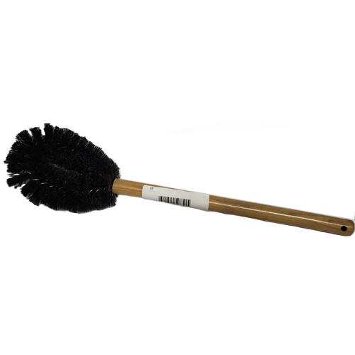SANITARY BRUSH BLACK BRISTLES CURVED BOWL BRUSH